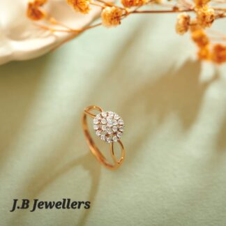 Flower Diamond Ring for Women