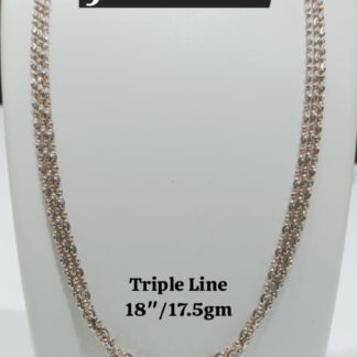 Triple line Mens Chain