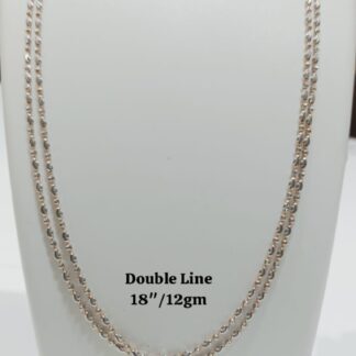 Double line Mens chain