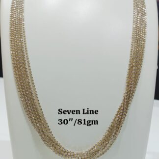 Seven line Mens Chain