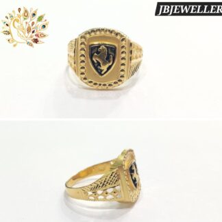 Horse Design Gold Ring for Men