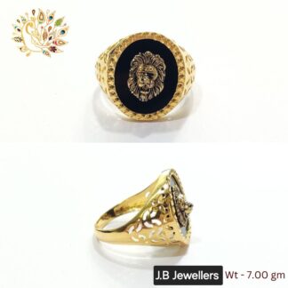 Stunning Lion Gold Ring for Men