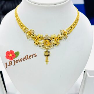 Filigree Work Gold Necklace