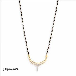 18KT Yellow Gold Diamond Mangalsutra