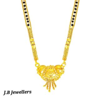 24K Long Gold Mangalsutra For Women