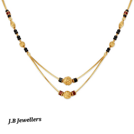 Modern Sublime Gold Mangalsutra – JB Jewellers