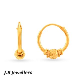 Traditional Gold Hoop Earrings