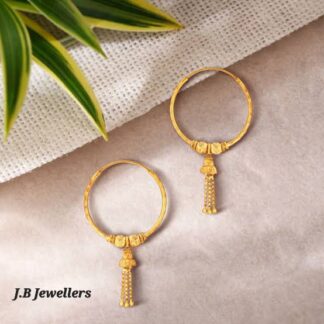 Timeless Bali Gold Hoop Earrings