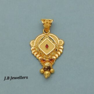 Traditional Indian Gold Pendant