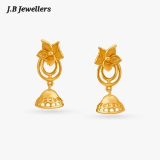 Floral Brilliance Jhumkas