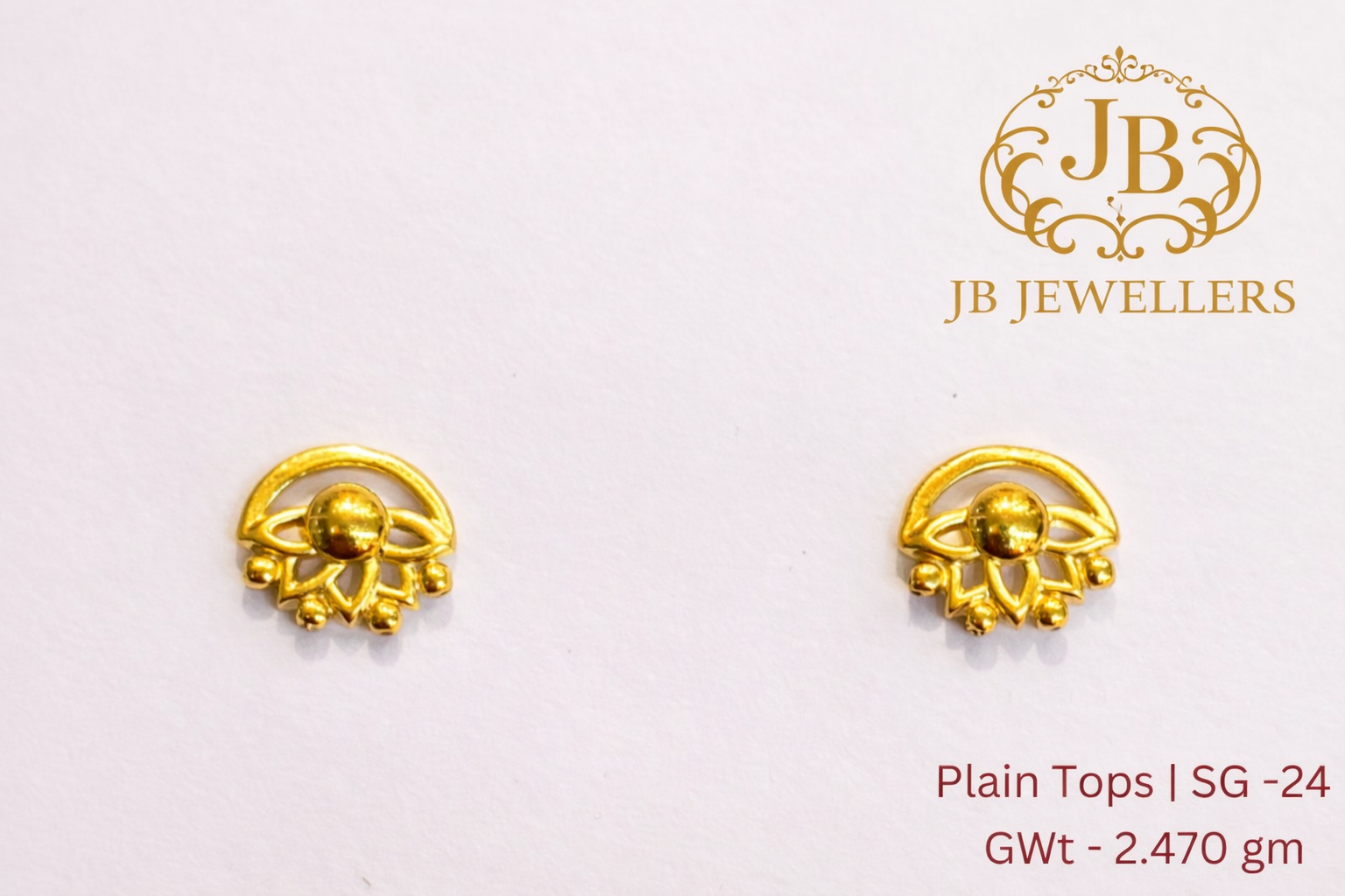 22KT Gold Designer Plain Tops – SG-24