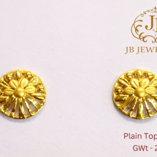 22KT Gold Floral Plain Tops – SG-20