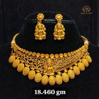 Divine Krishna Heritage Gold Necklace Set