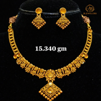 Floral Heritage Gold Necklace Set