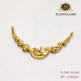 Designer Gold Pendant Connector (Dakpatti)