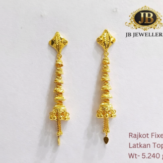 Rajkot Fixed Latkan Tops – Traditional Gold Design