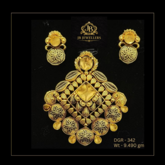 Mandala Temple Pendant Set