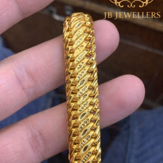 ✨ Premium Heavy Designer Gold Bracelet