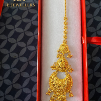 ✨ Traditional Gold Maang Tikka | Elegant Bridal Design