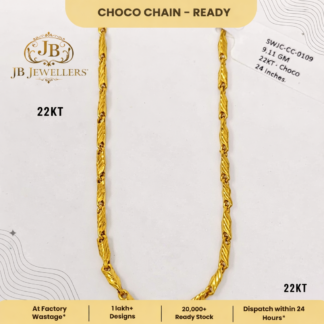 22KT Choco Chain – Ready Stock (24 Inches)