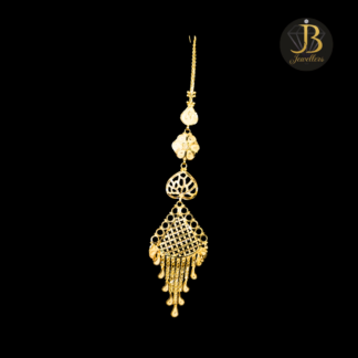 Elegant Gold Plated Traditional Maang Tikka for Women