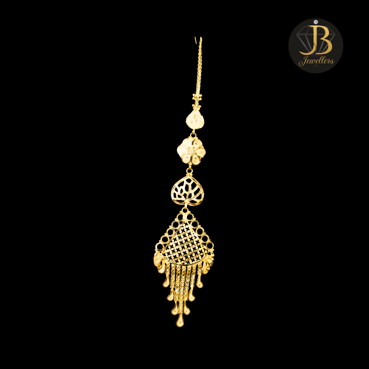Elegant Gold Plated Traditional Maang Tikka for Women