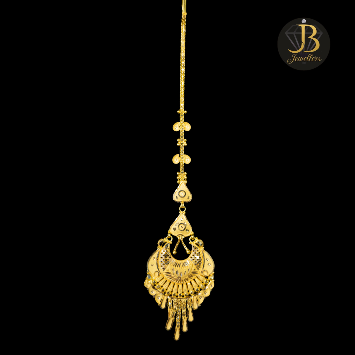 Traditional Gold Plated Designer Maang Tikka for Women